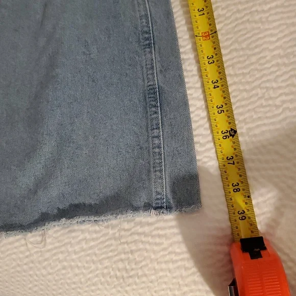 The Ragged Priest Light Blue Wide Leg Jeans - Picture 4 of 7